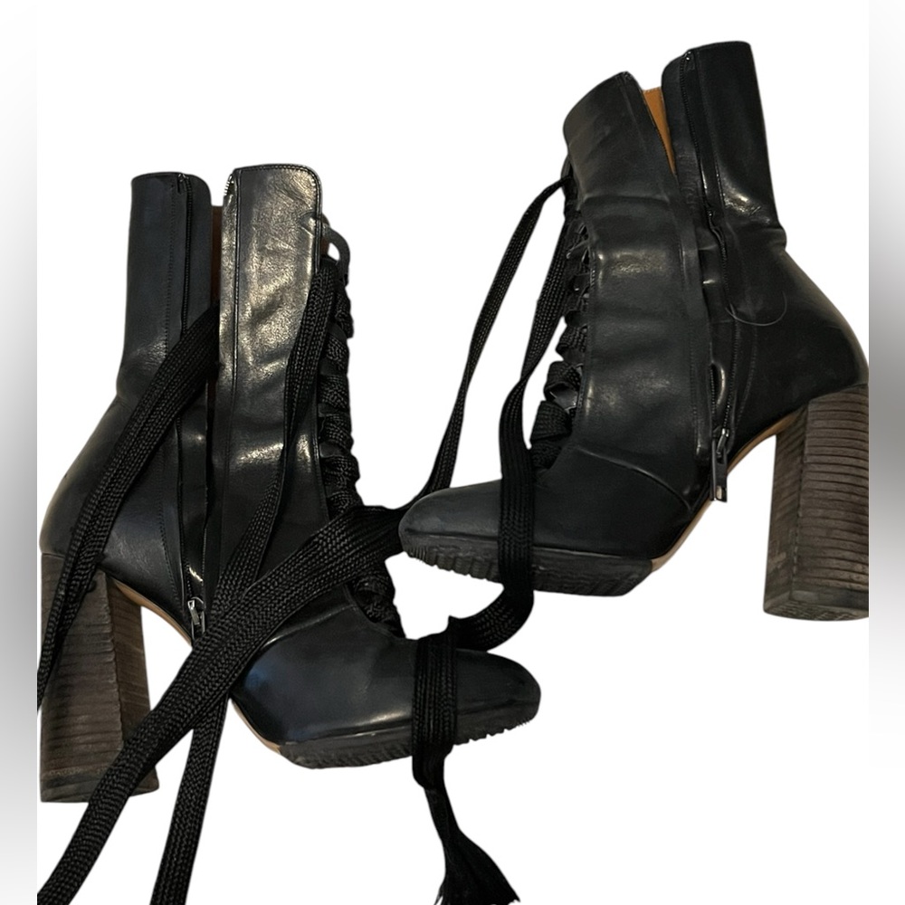 Chloe Harper lace up boots